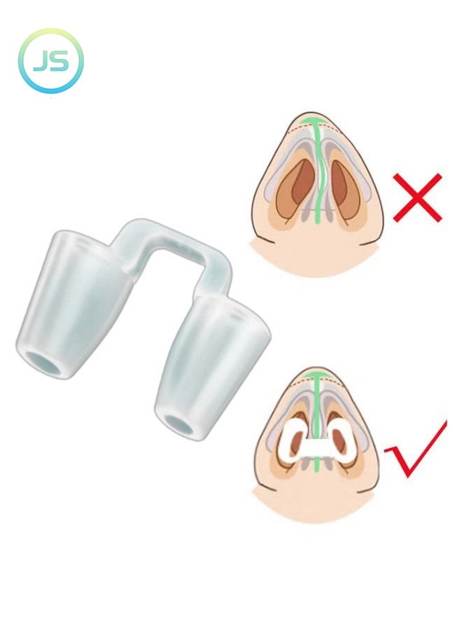 JS Face Healthly Silicone Nostril Retainer, Nose Pad for Surgery, Nose Retainer Rhinoplasty, Retainer for Work Surgery, %100 Silicone Nose Stud (No. 5) - Image 1